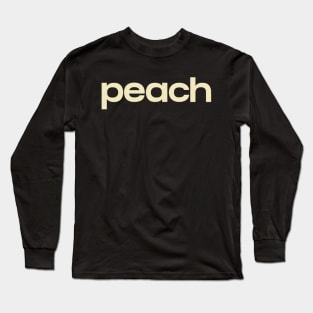 Peach Long Sleeve T-Shirt